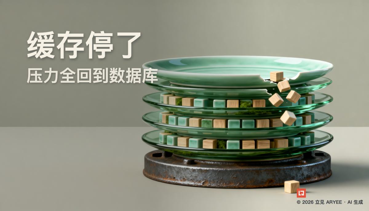 缓存停了，压力全回到数据库