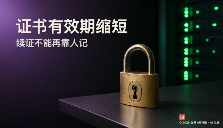证书有效期缩短，续证不能再靠人记