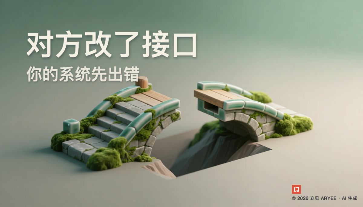 对方改了接口，你的系统先出错