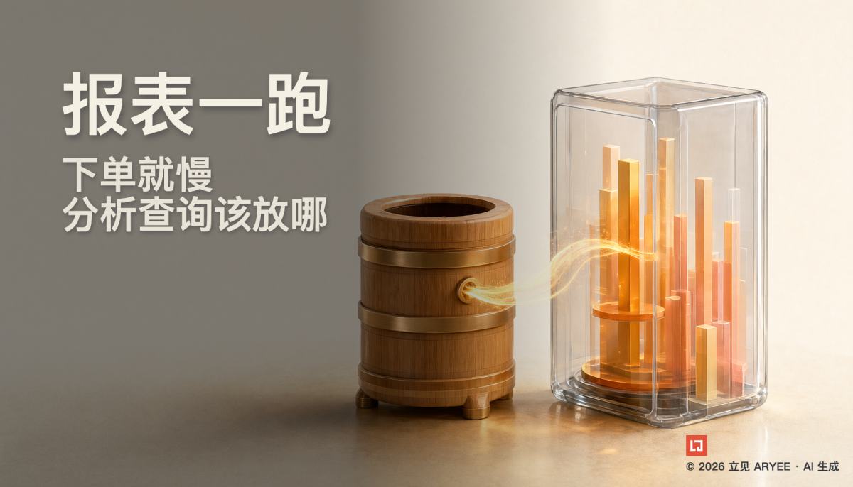 报表一跑，下单就慢：分析查询该放哪