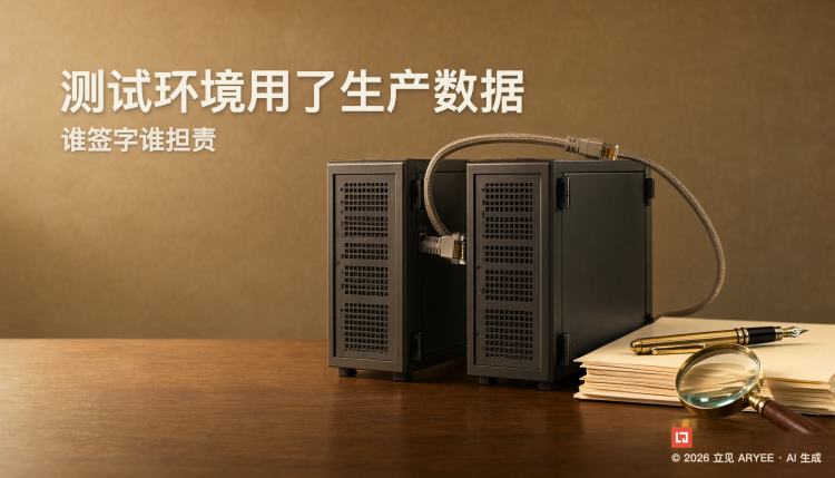 测试环境用了生产数据，谁签字谁担责
